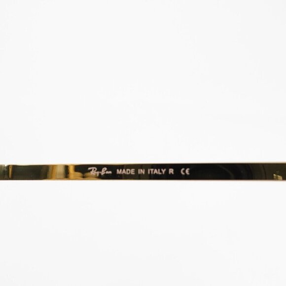 Ray-Ban RB3449 59mm Aviator Sunglasses Gray and Gold OS - Picture 10 of 15